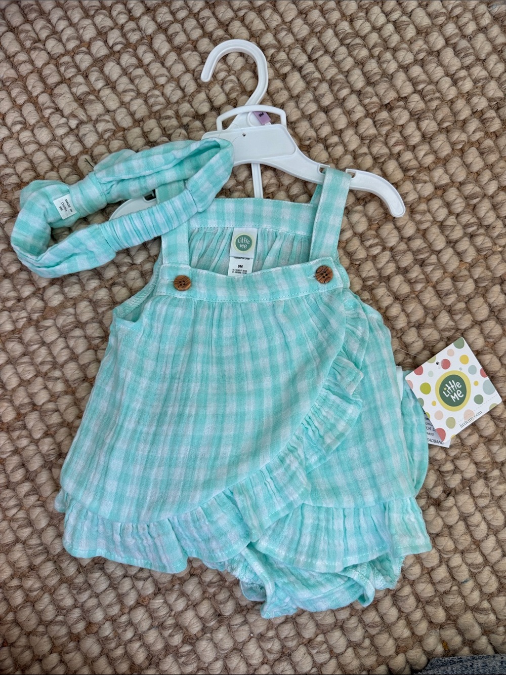 NWT Little Me Gauze 3 Piece Set